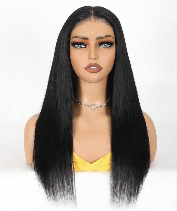 Gloria 24" 6x4 Glueless Straight Human Blend wig
