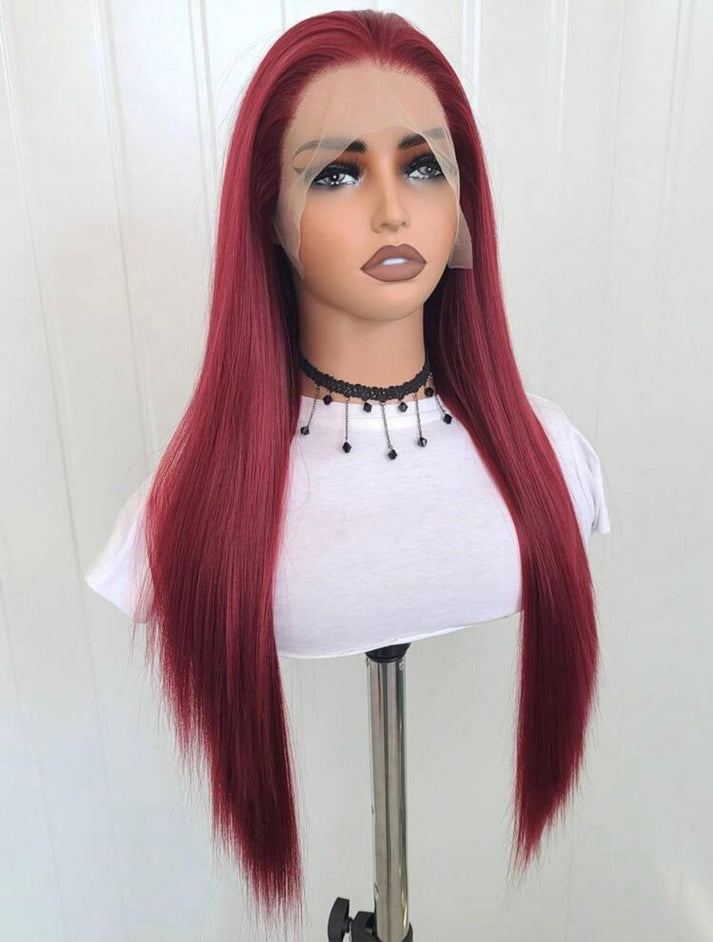 Bella Straight Human Hair Blend Wig