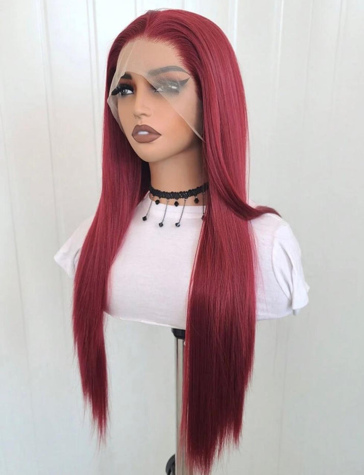 Bella Straight Human Hair Blend Wig