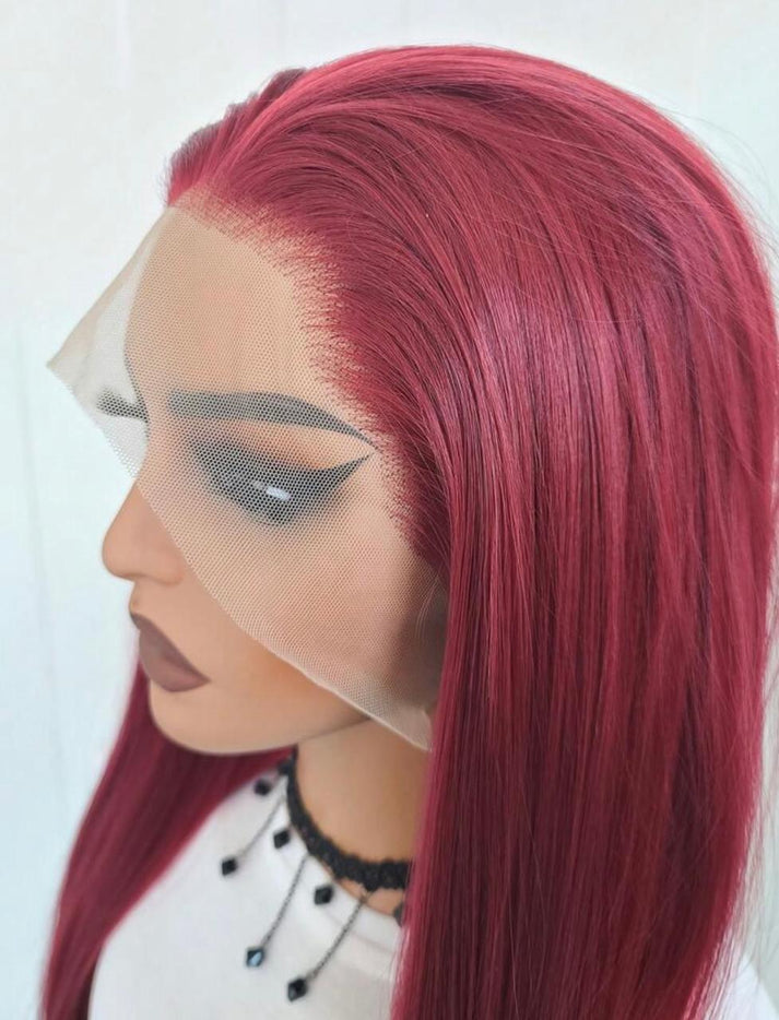 Bella Straight Human Hair Blend Wig