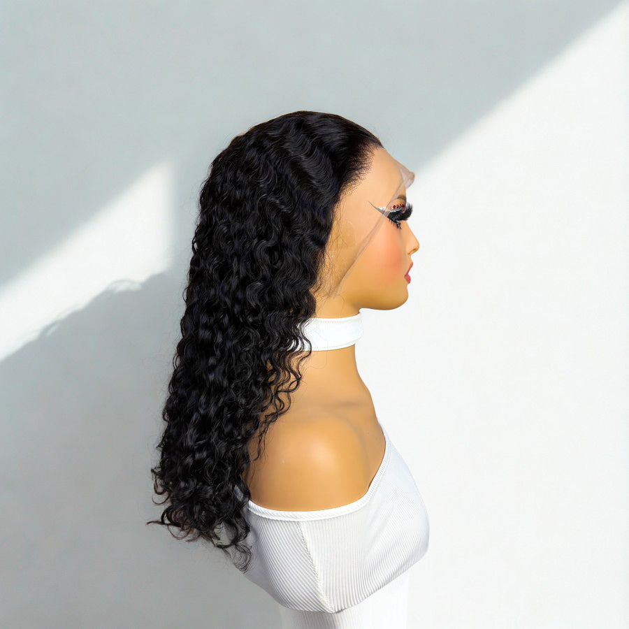 BF - 26" Water Wave wig + 8" Straight Bob Wig