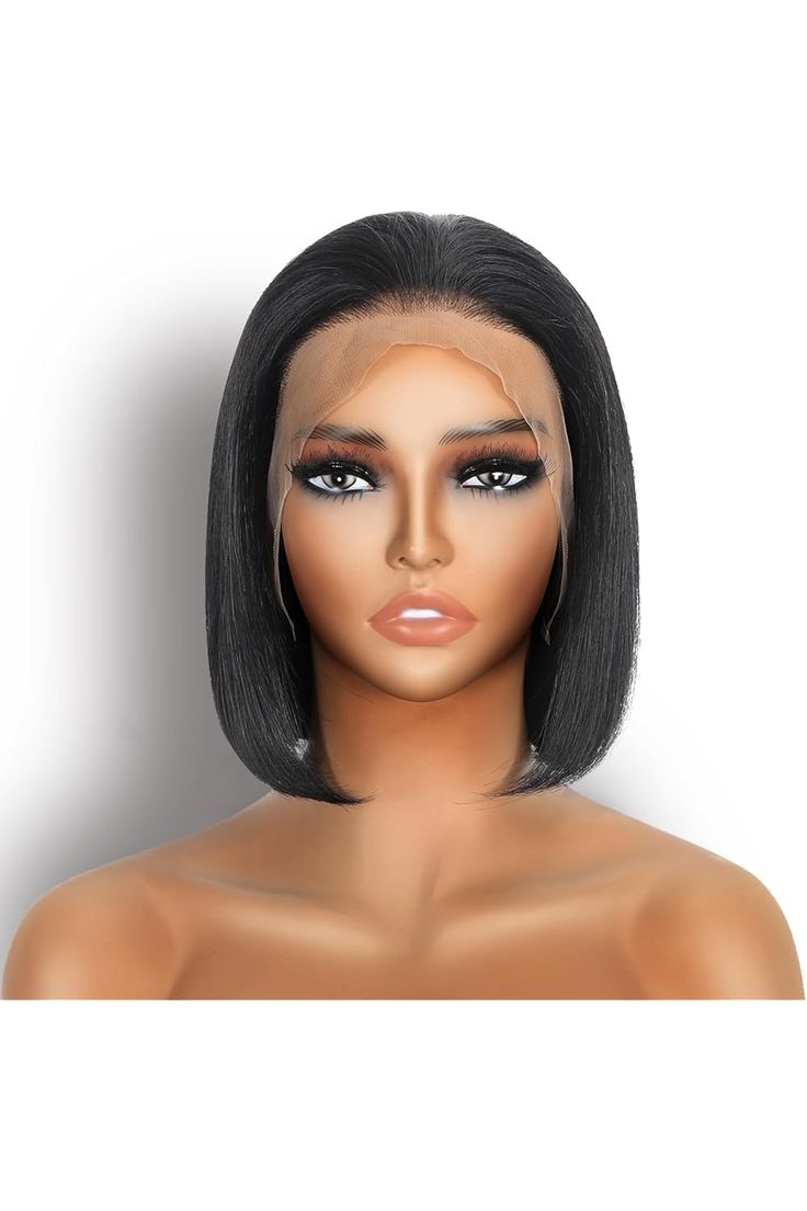 BF- 10" DD Straight Bob Wig + 10"Water Wave bob wig