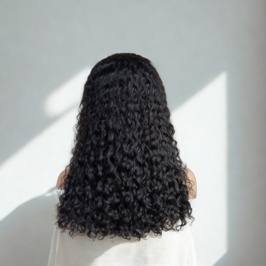 BF- 18" 13x4 Straight Wig + 18" Water Wave/ Jerry Curl wig