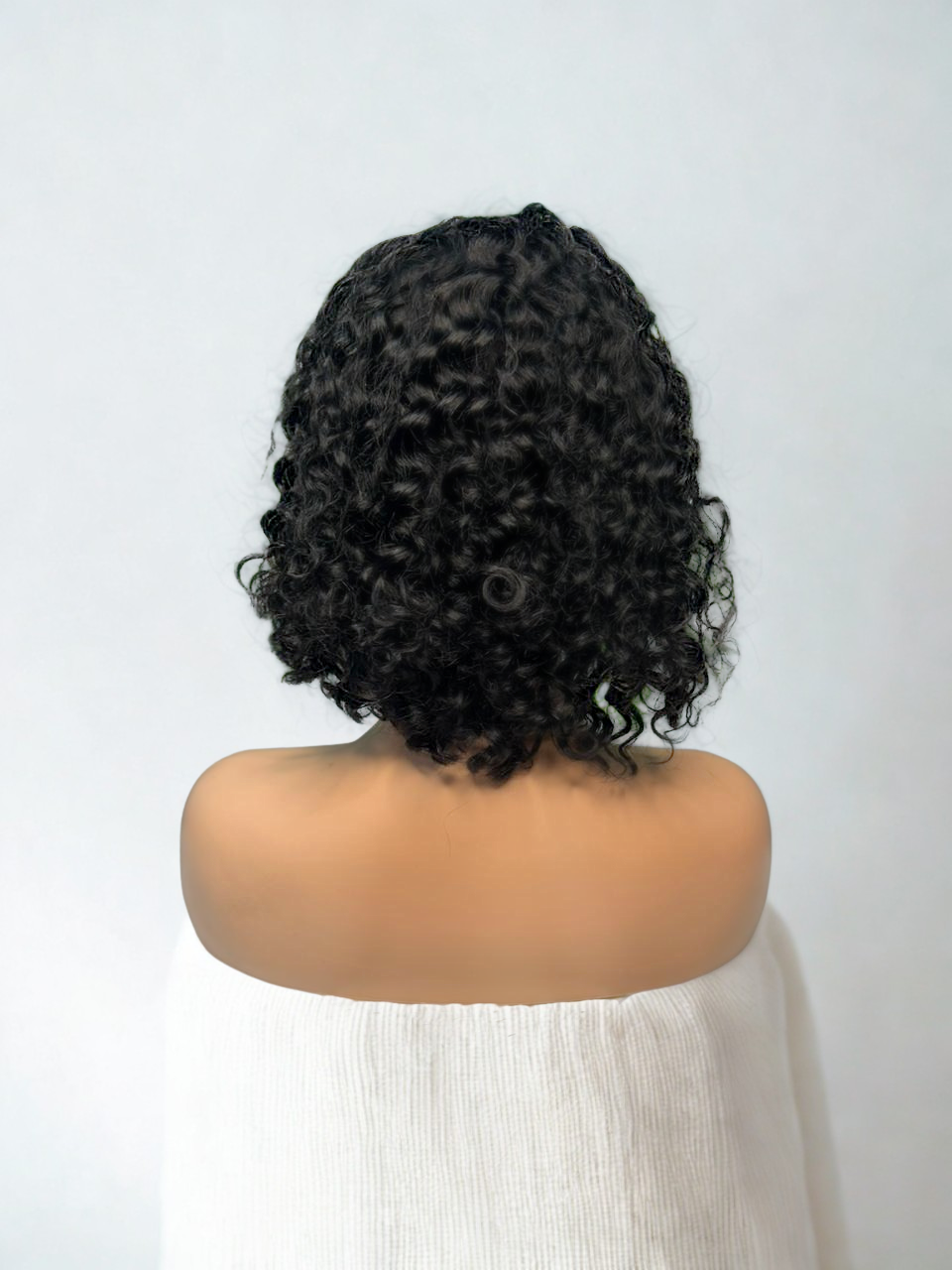 BF- 10" DD Straight Bob Wig + 8" Water Wave bob wig