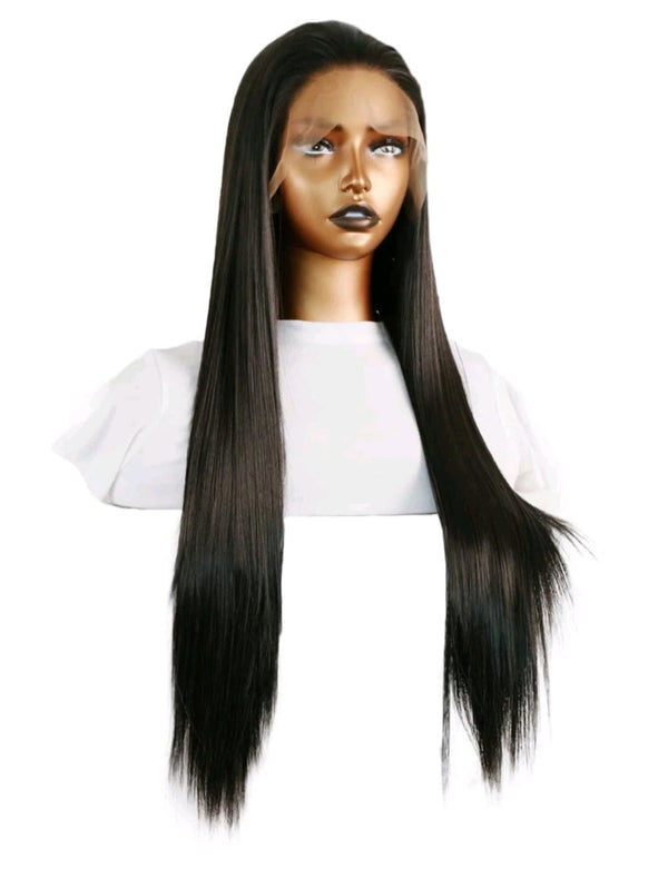 Bella Straight Human Hair Blend Wig